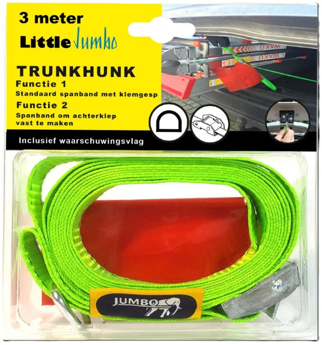 Little Jumbo Trunk Hunk 2-in-1 Spanband Groen