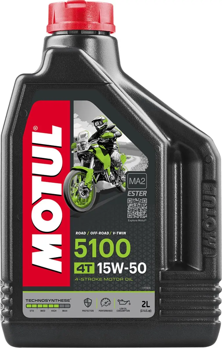 Motul 5100 15W50 4T Motorolie - 2L