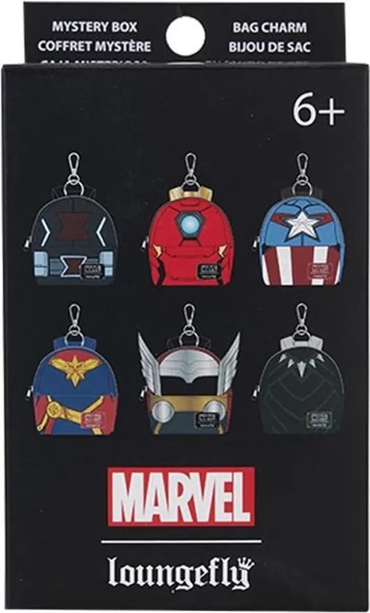 Funko Loungefly Marvel Avengers Cosplay Mini Backpack Keychain - Veelkleurig