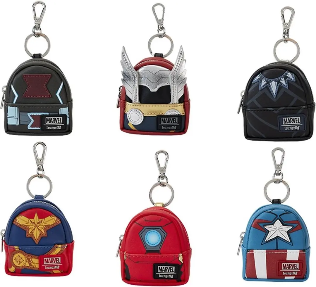 Funko Loungefly Marvel Avengers Cosplay Mini Backpack Keychain