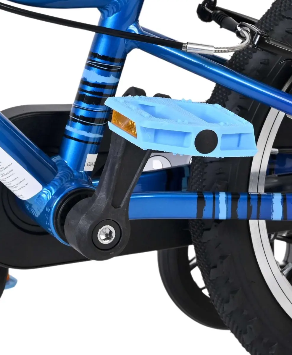 Volare Venom Kinderfiets 14" - Jongens - Blauw - 1 Versnelling