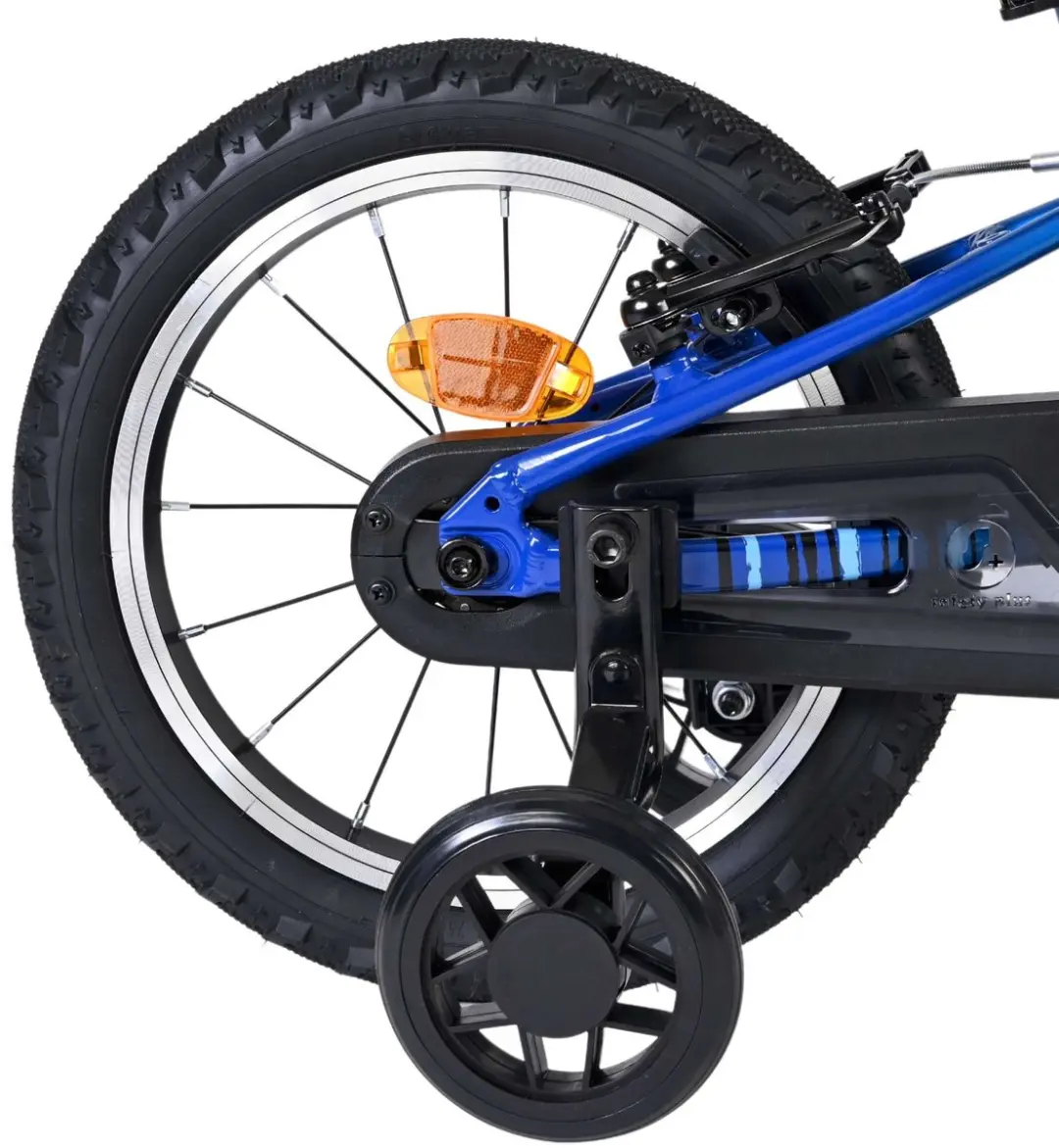 Volare Venom Kinderfiets 14" - Jongens - Blauw - 1 Versnelling
