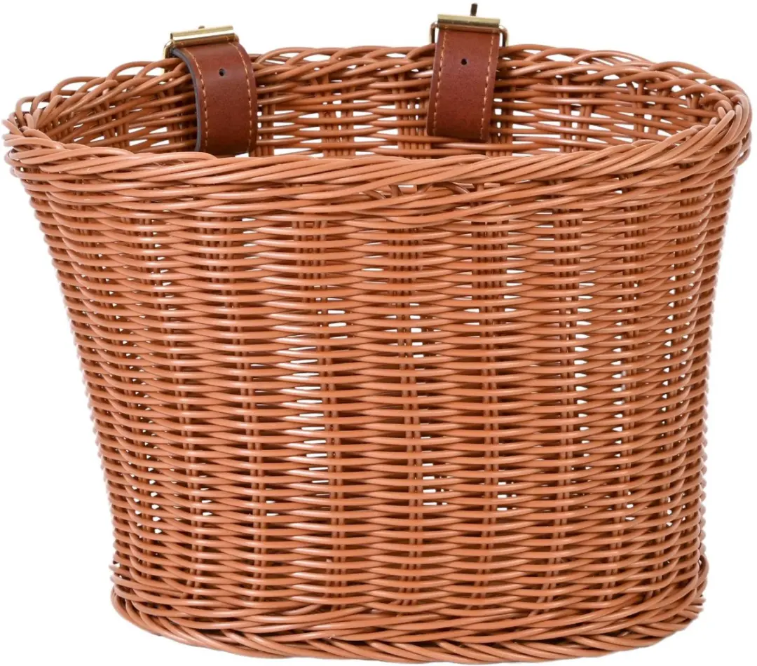 Volare Rieten Mandje - Fietsmand 20L - Bruin