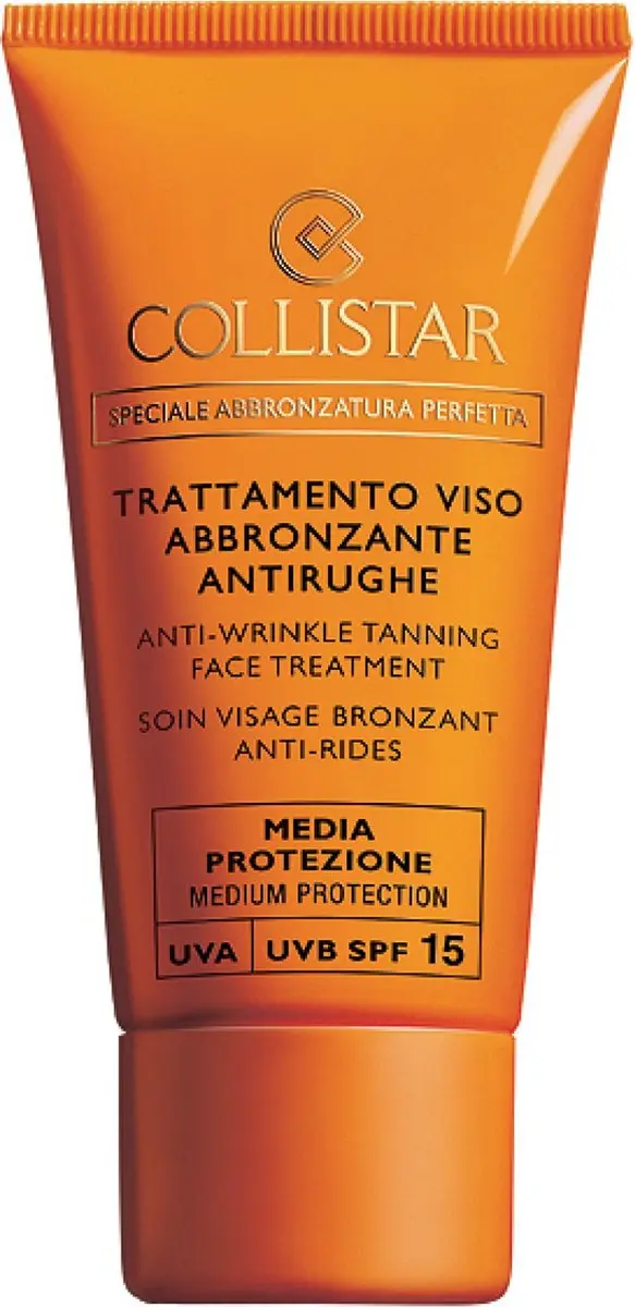 Collistar Face Treatment Anti-rimpel Zonnebrandcrème SPF 15