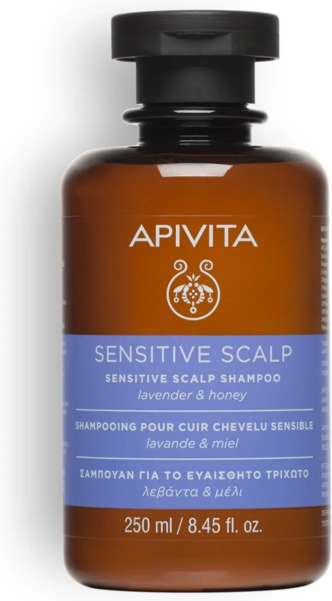Apivita Sensitive Scalp Soothing Honey Lavender Shampoo 250ml