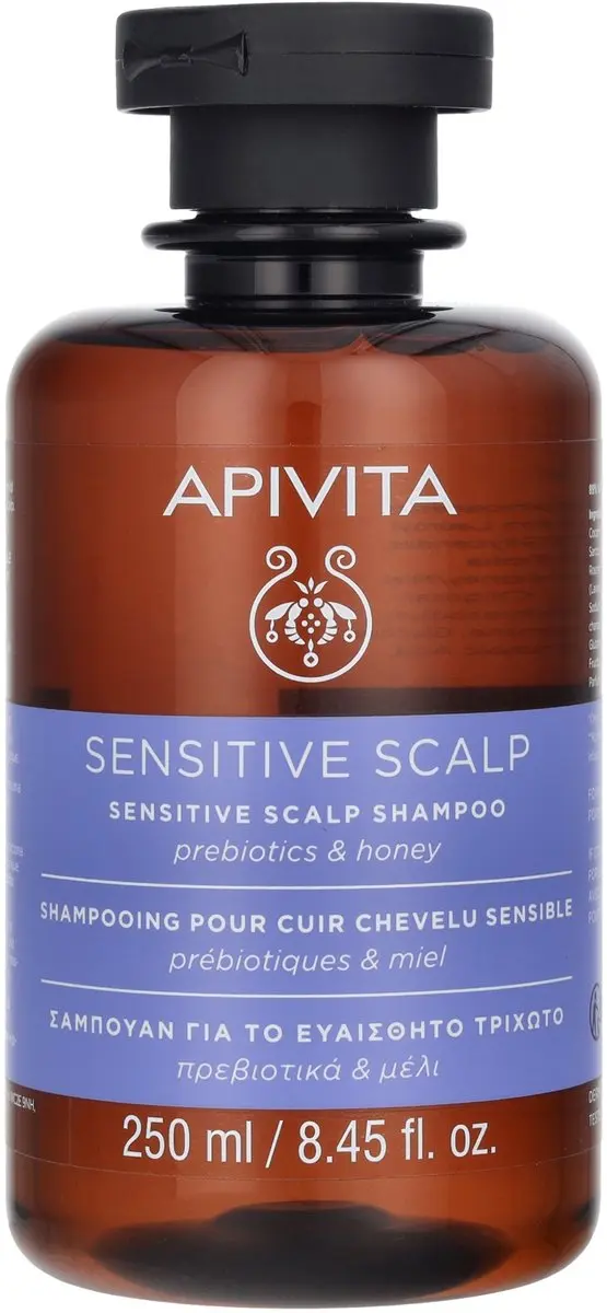Apivita Sensitive Scalp Soothing Honey Lavender Shampoo 250ml