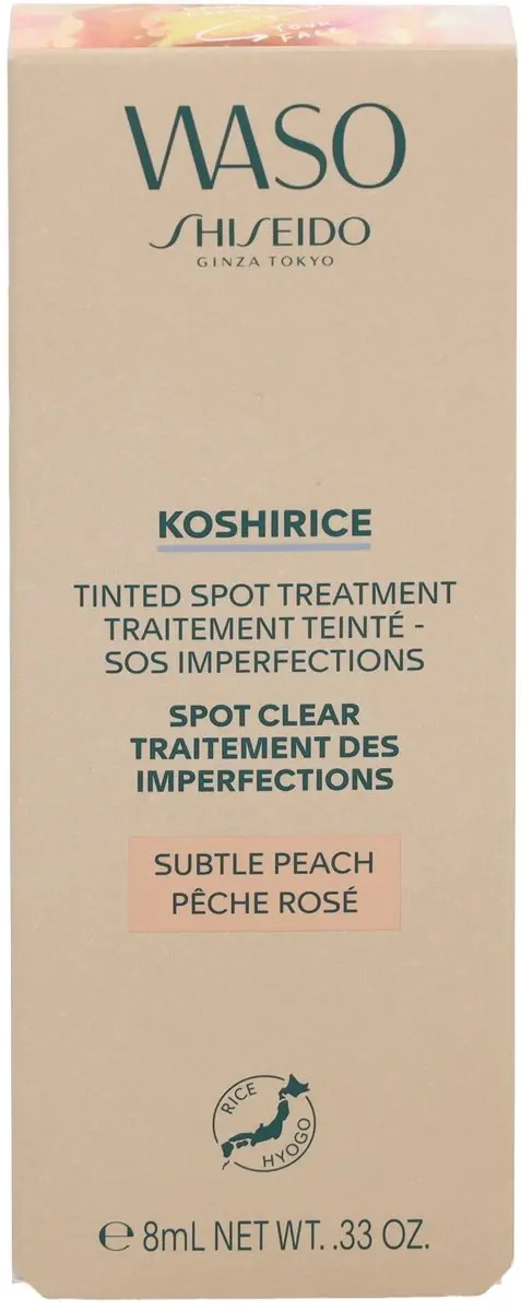 Shiseido Waso Koshirice 8ml - Subtle Peach