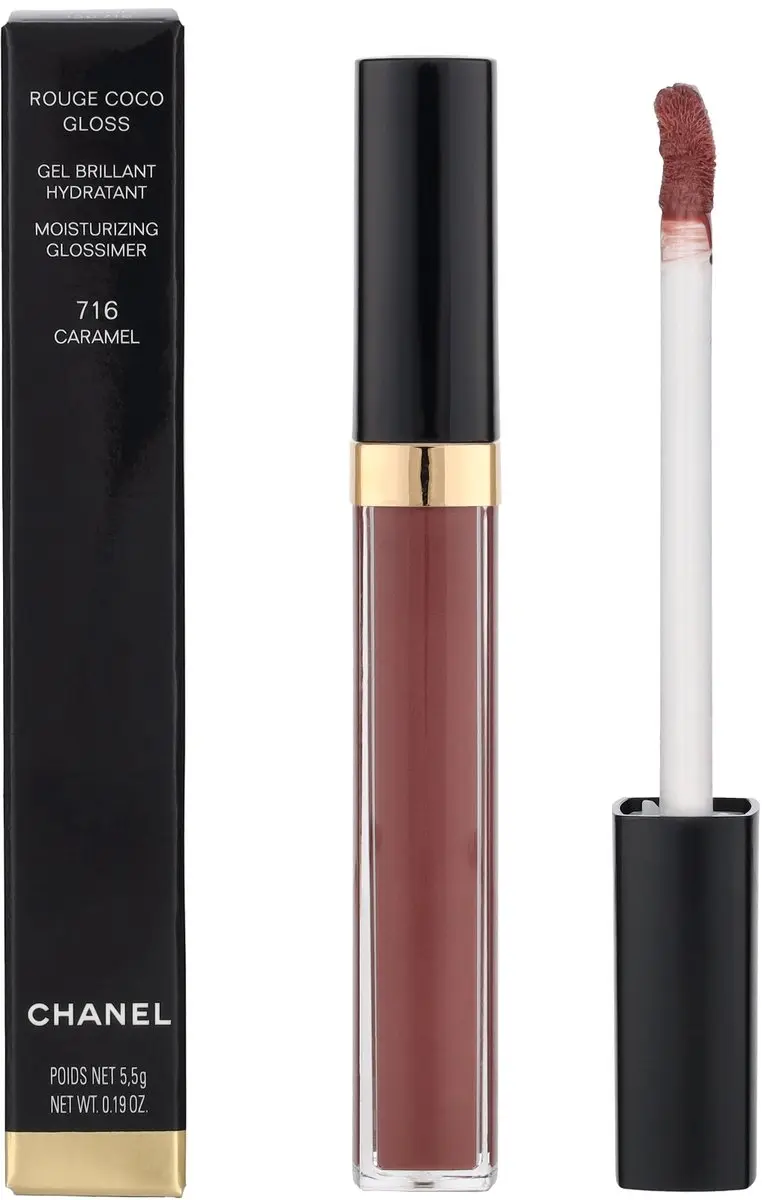 Chanel Rouge Coco Gloss 716 Caramel Lipgloss 5.5g