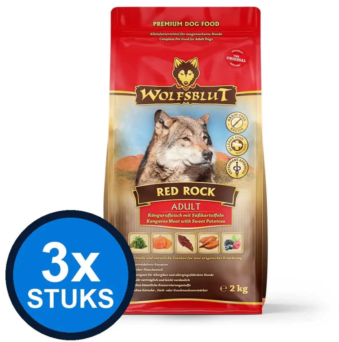 Wolfsblut Adult Red Rock Droogvoer Hondenvoer