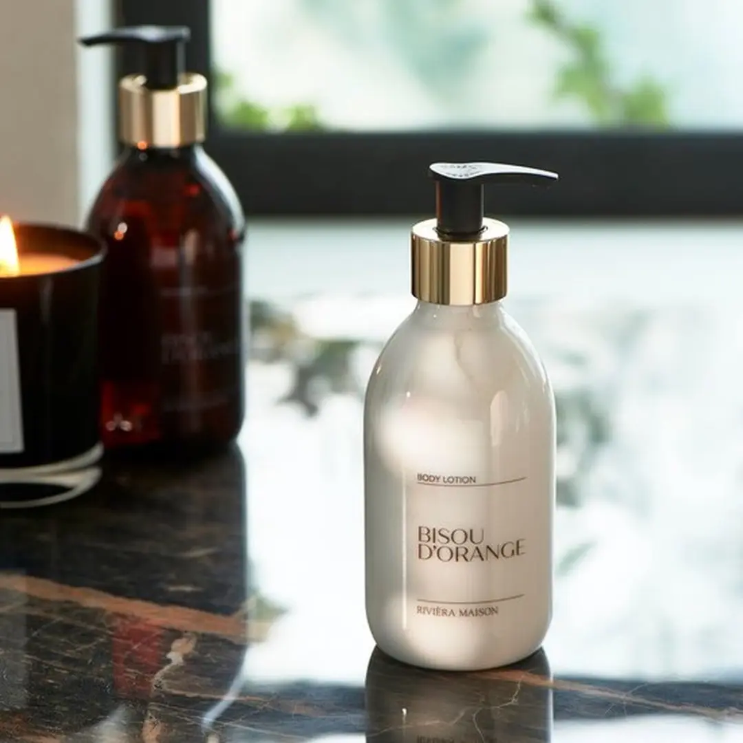 Riviera Maison Bodylotion Bisou d'Orange 300ml - Set van 2