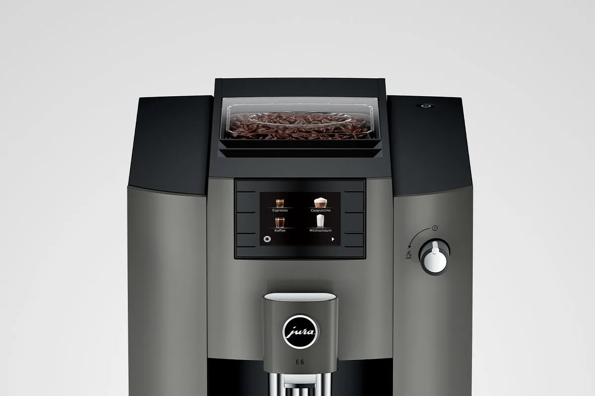 Jura E6 Dark Inox Volautomatische Espressomachine - 11 Programma's