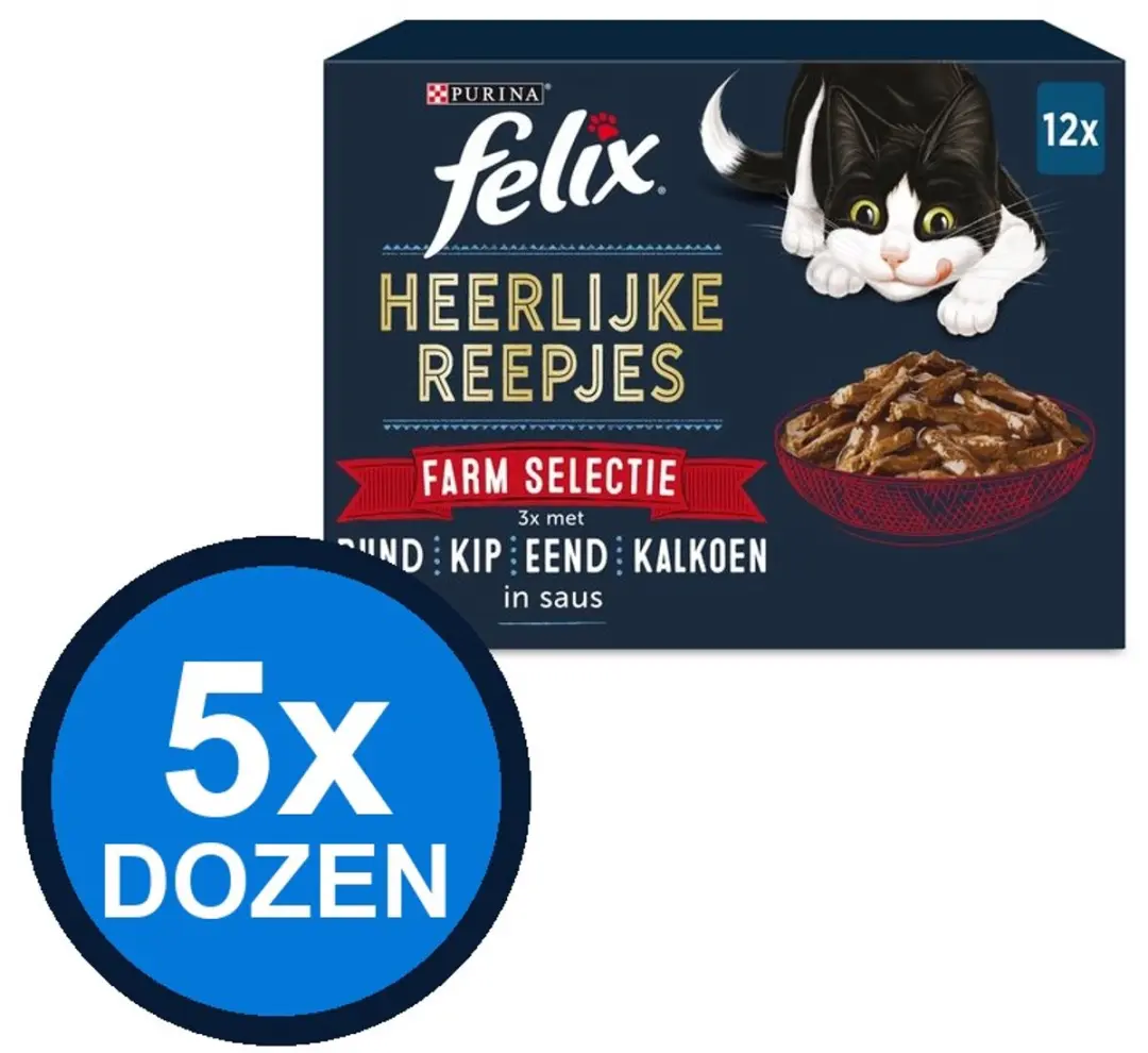 Felix Heerlijke Reepjes In Saus Farm Selectie