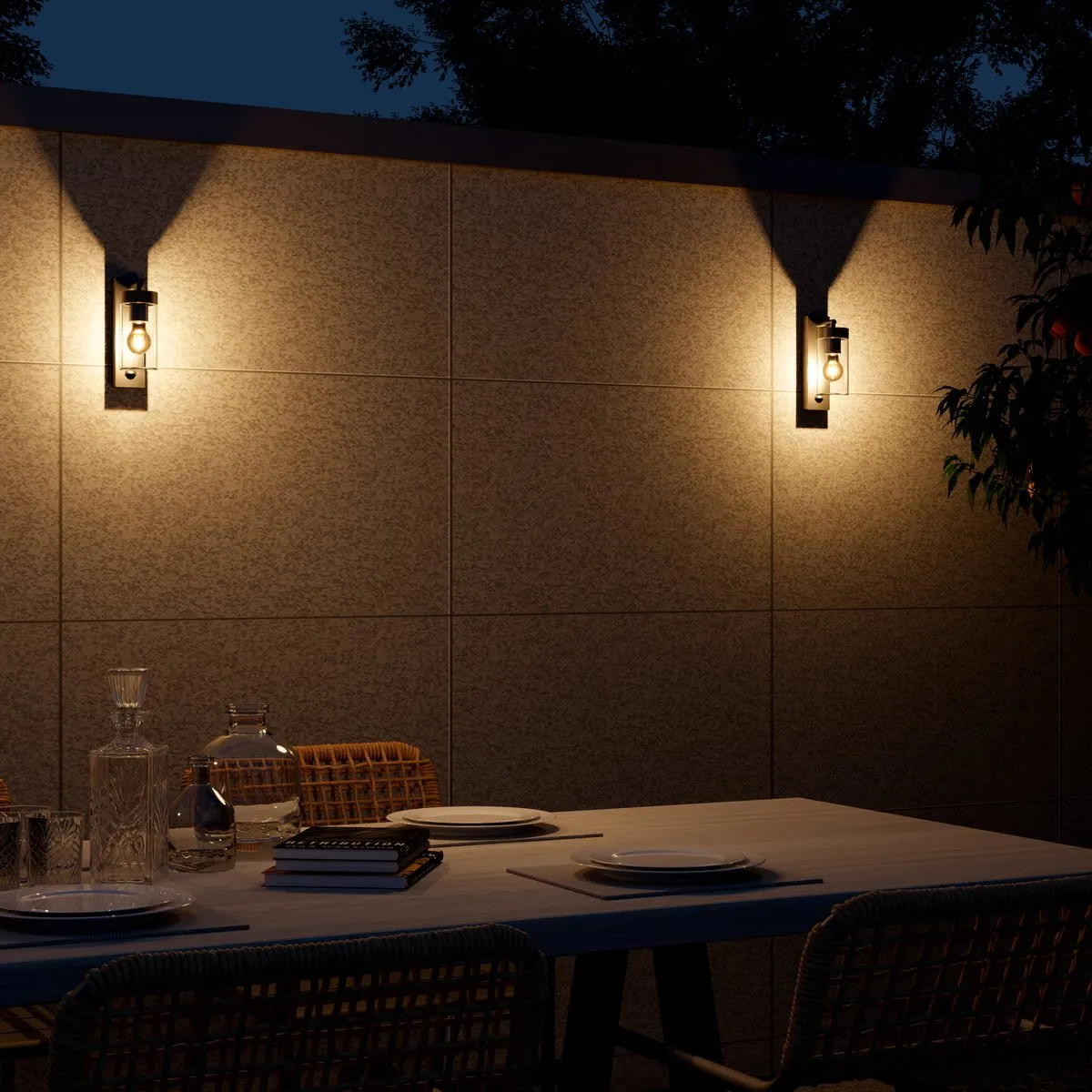 Calex LED Wandlamp Perugia E27 - 3.8W - Zwart - IP44