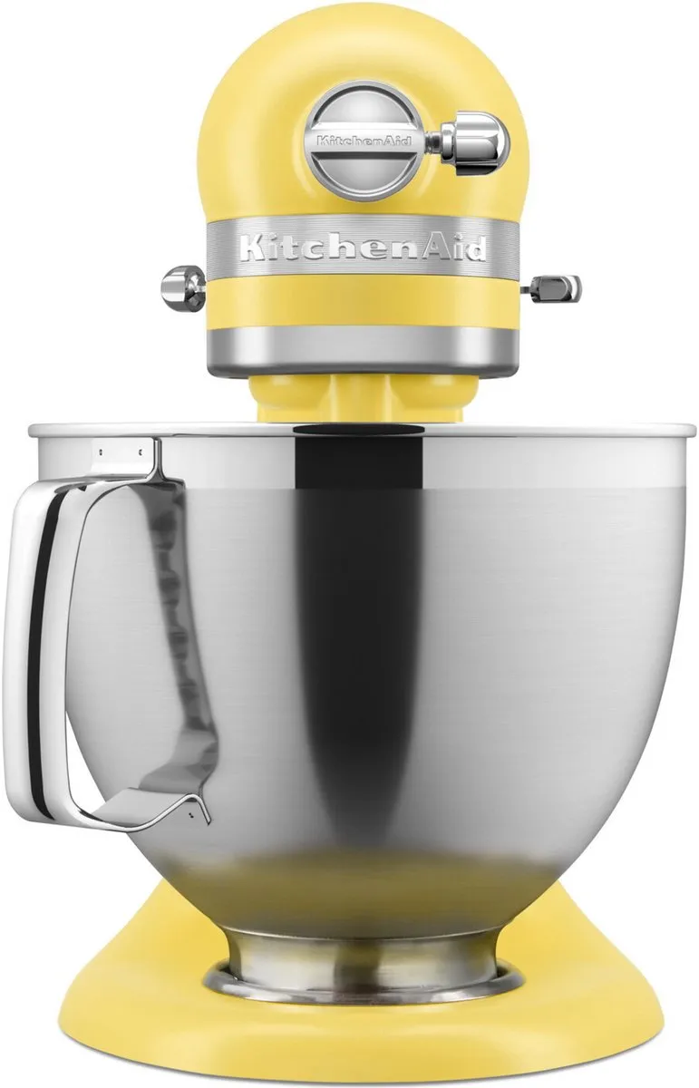 KitchenAid 5KSM195PSEBT mixer Staande mixer 300 W Roestvrijstaal, Geel