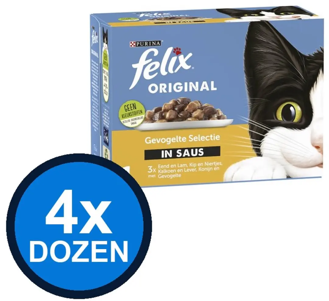 Felix Original In Saus Countryside Selectie Kattenvoer