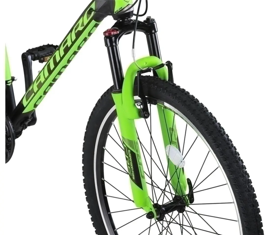 Altec Camaro Hardtail Mountainbike 21V 27.5" - 45cm - Zwart/Groen