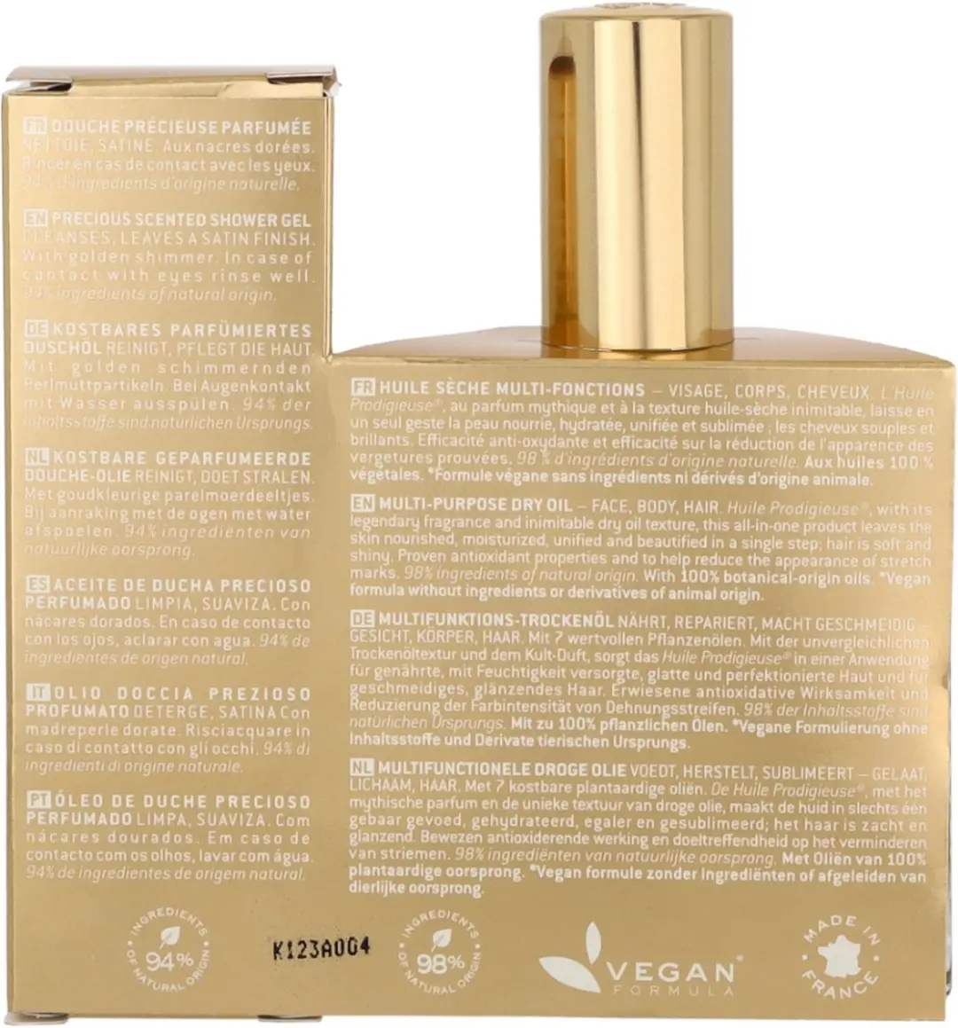 Nuxe Huile Prodigieuse Prodigieux Shower Oil 130ml