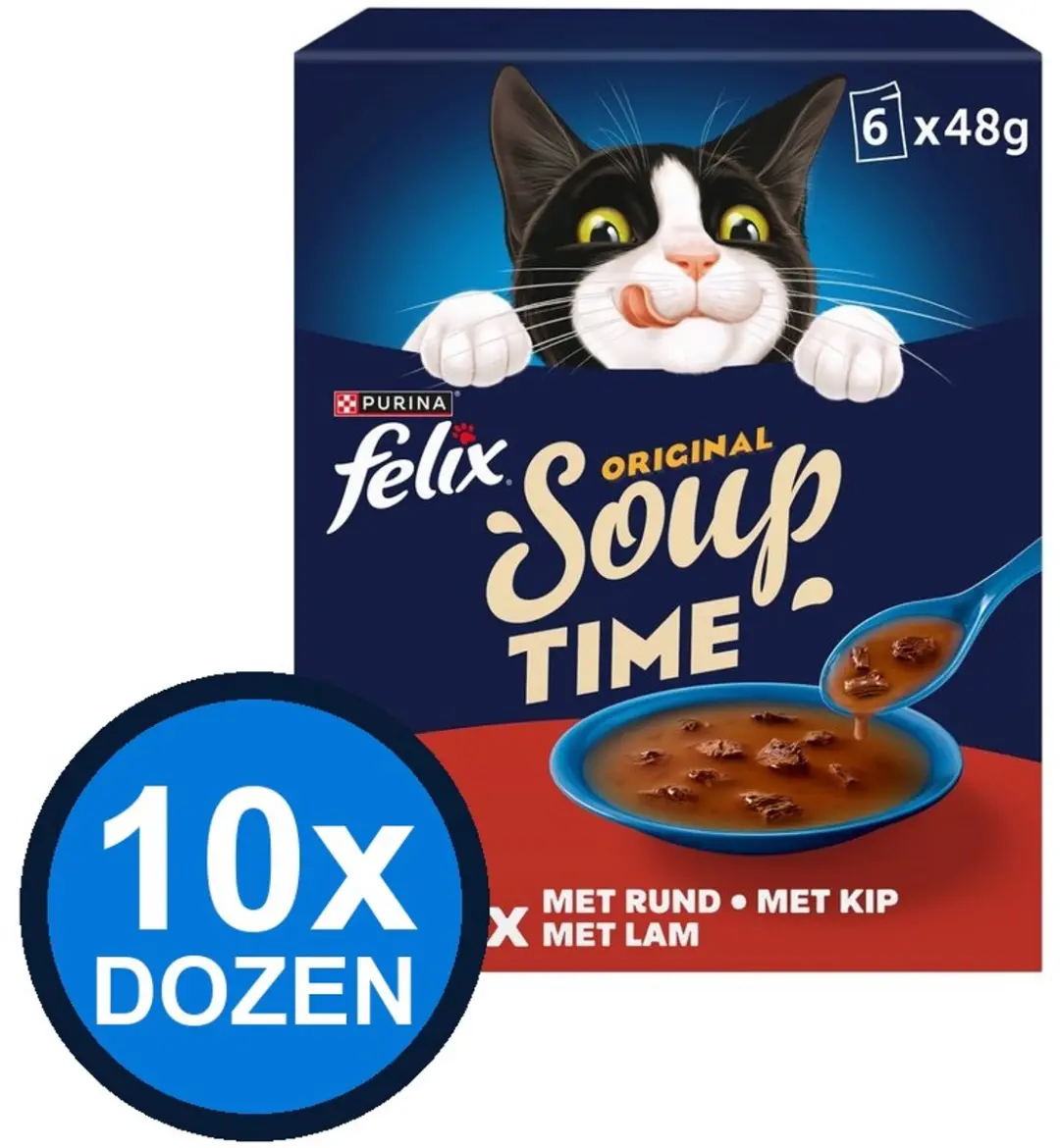 Felix Soup Countryside Selectie Natvoer Kattenvoer