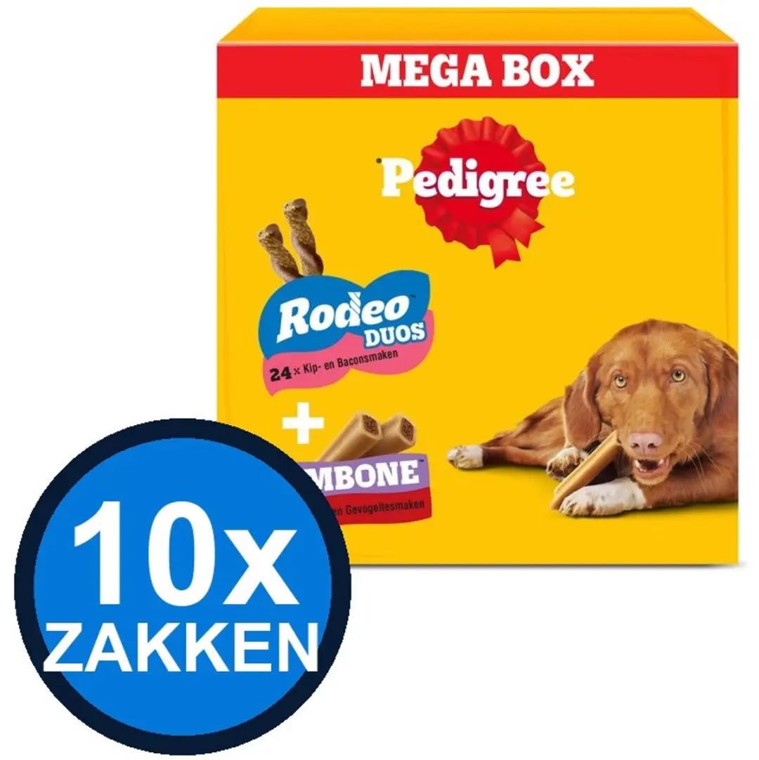 Pedigree Rodeo Jumbone Megabox Honden Snacks