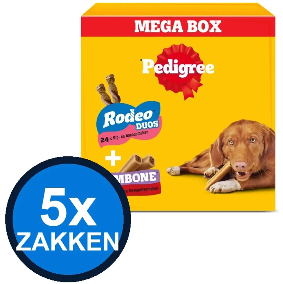 Pedigree Rodeo Jumbone Megabox Honden Snacks