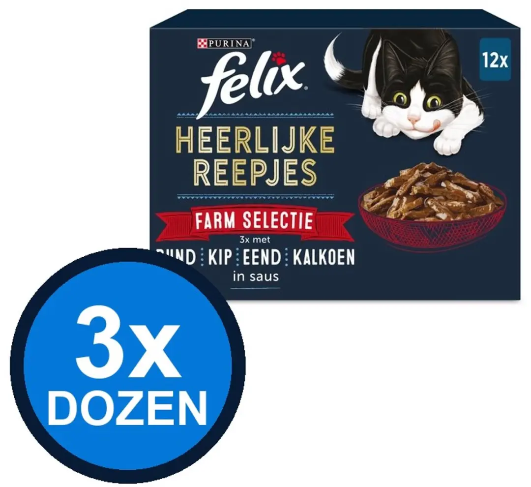 Felix Heerlijke Reepjes In Saus Farm Selectie