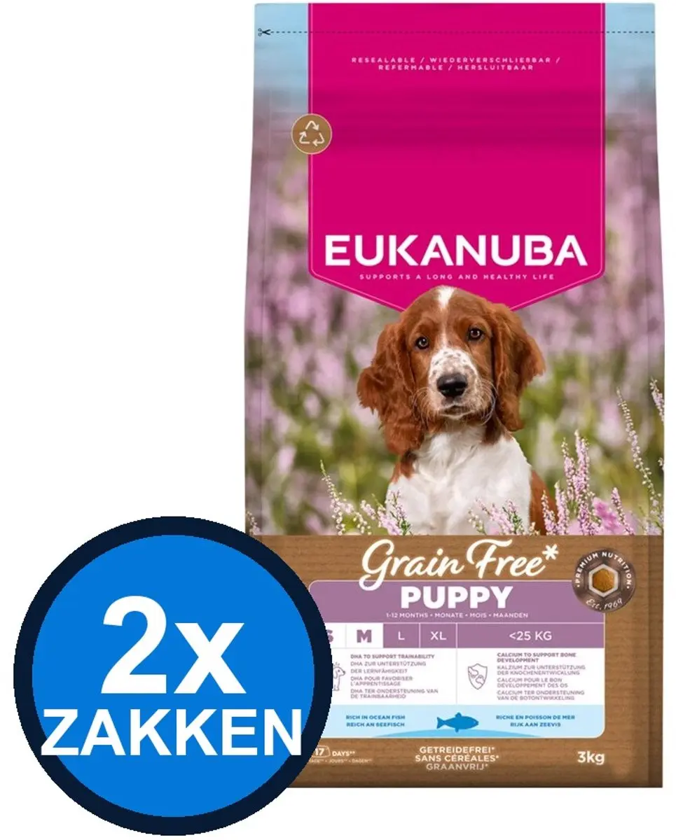 Eukanuba Grain Free Puppy Small/Medium Ocean Fish