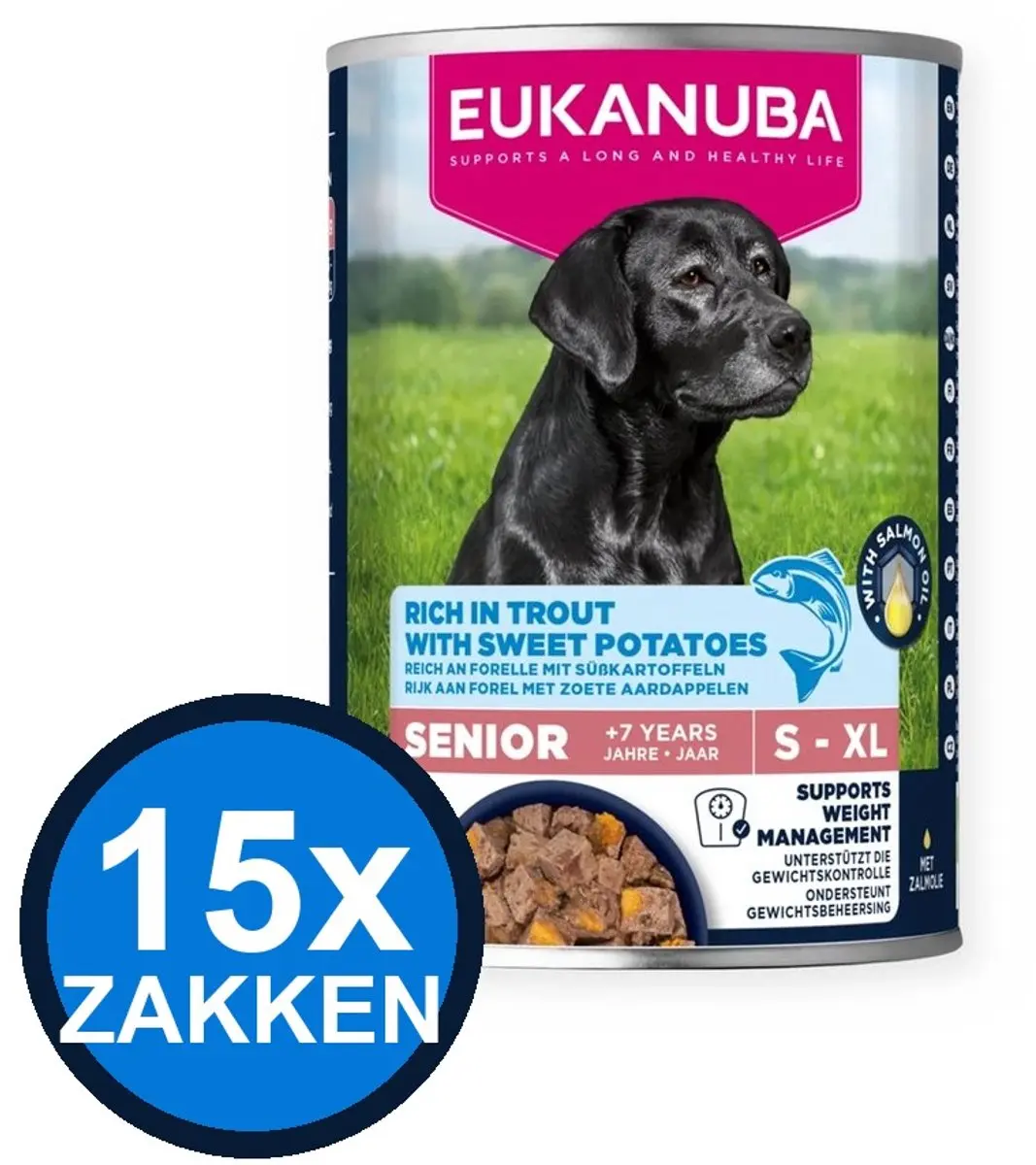Eukanuba Life Care Dog Natvoer Senior Lam & Aardappel