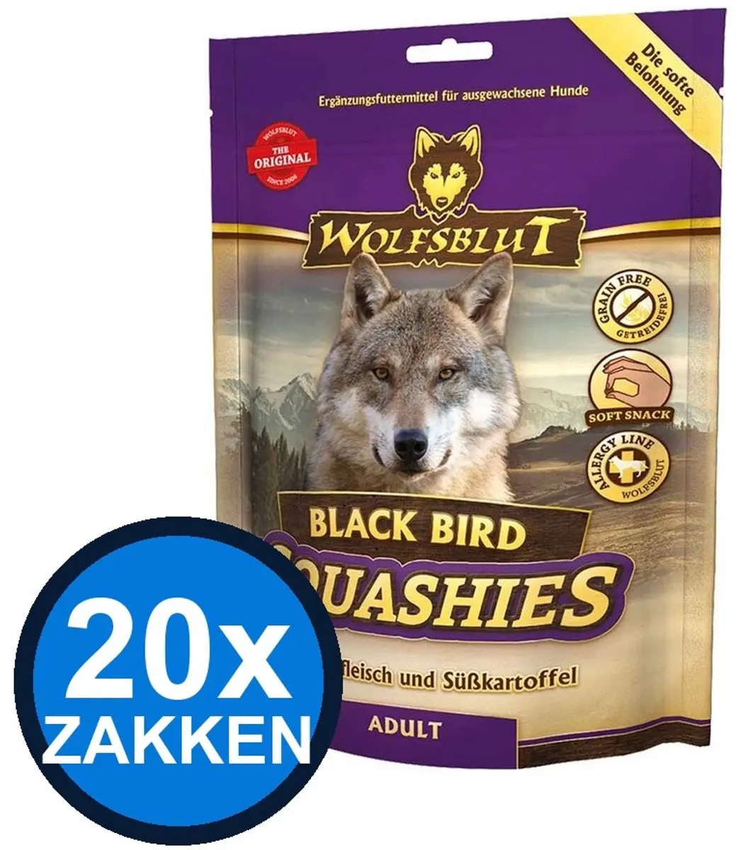 Wolfsblut Squashies Black Bird Adult Hondenvoer Droogvoer