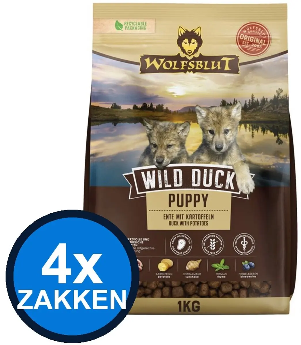 Wolfsblut Puppy Wild Duck Droogvoer
