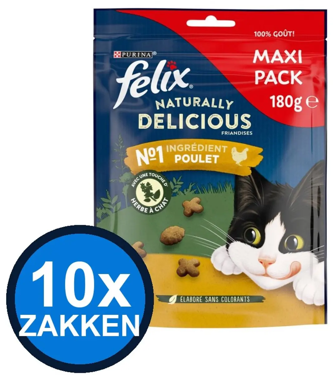 Felix Naturally Delicious Snack Kip Maxipack