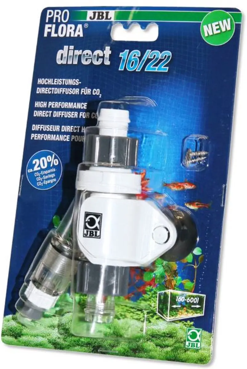 JBL Taifun CO2 Inline 16/22 - Wit