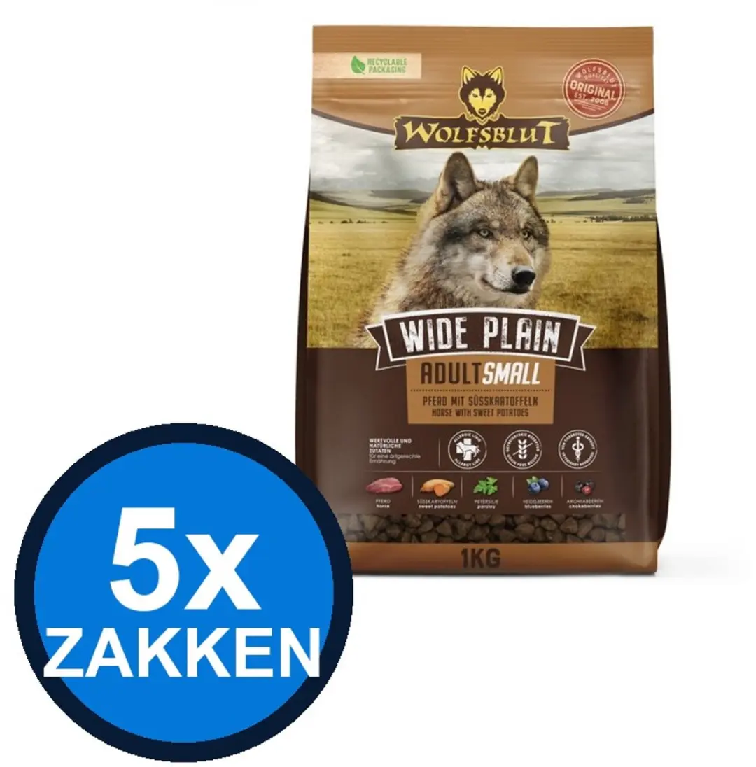 Wolfsblut Adult Wide Plain Small Breed Hondenvoer Droogvoer