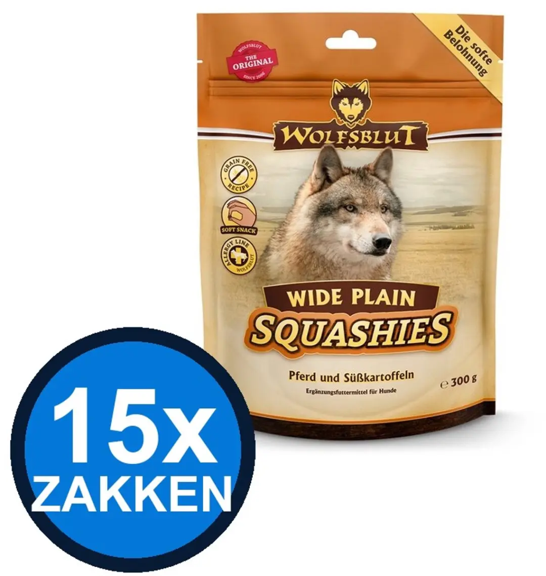 Wolfsblut Squashies Wide Plain All Ages Hondenvoer Droogvoer 300g