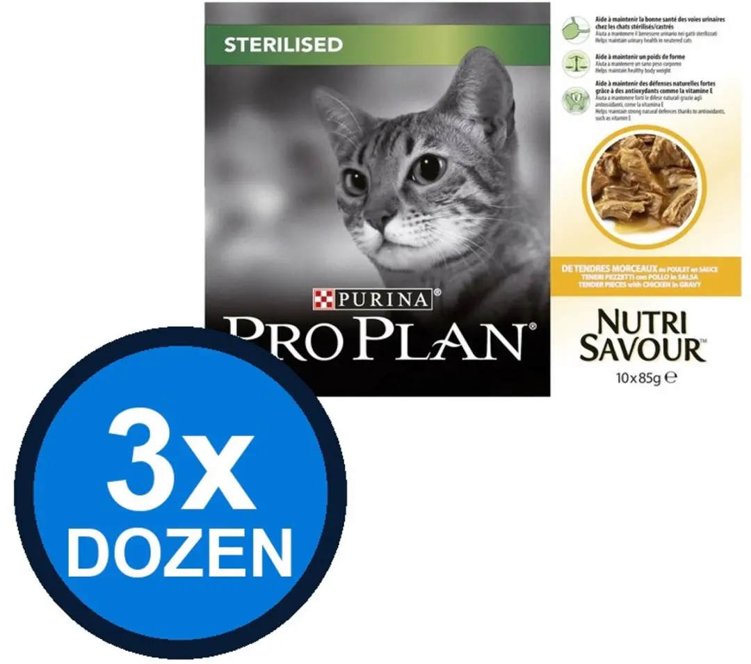 Pro Plan Cat Pouch Kip in Saus