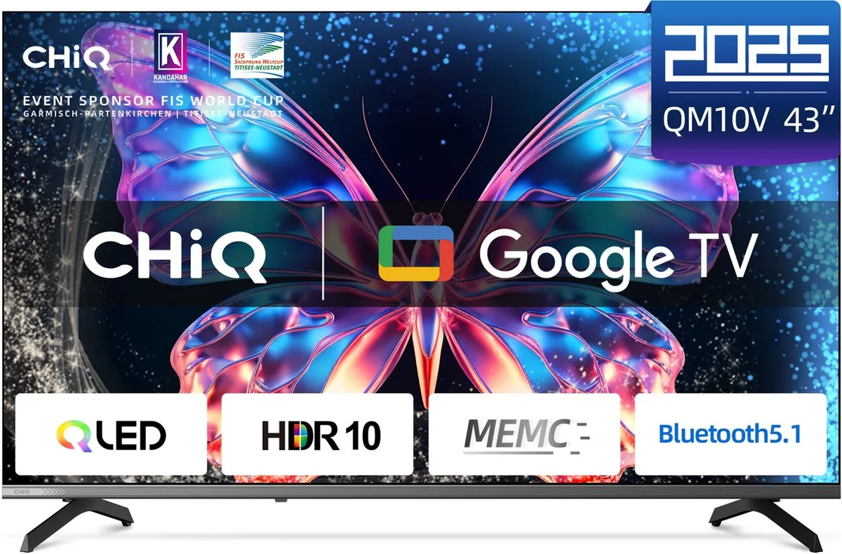 CHiQ U43QM10V QLED Pro Smart TV 43"
