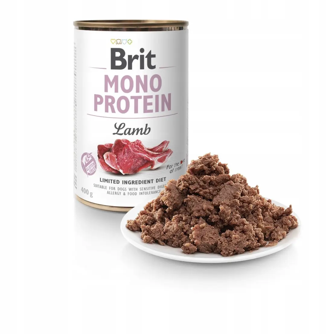 Brit Mono Protein Lam 400g - 24 Stuks