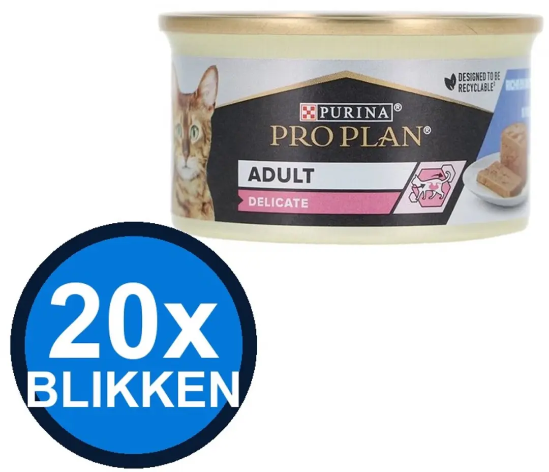 Pro Plan Cat Mousse Delicate Kalkoen 85g