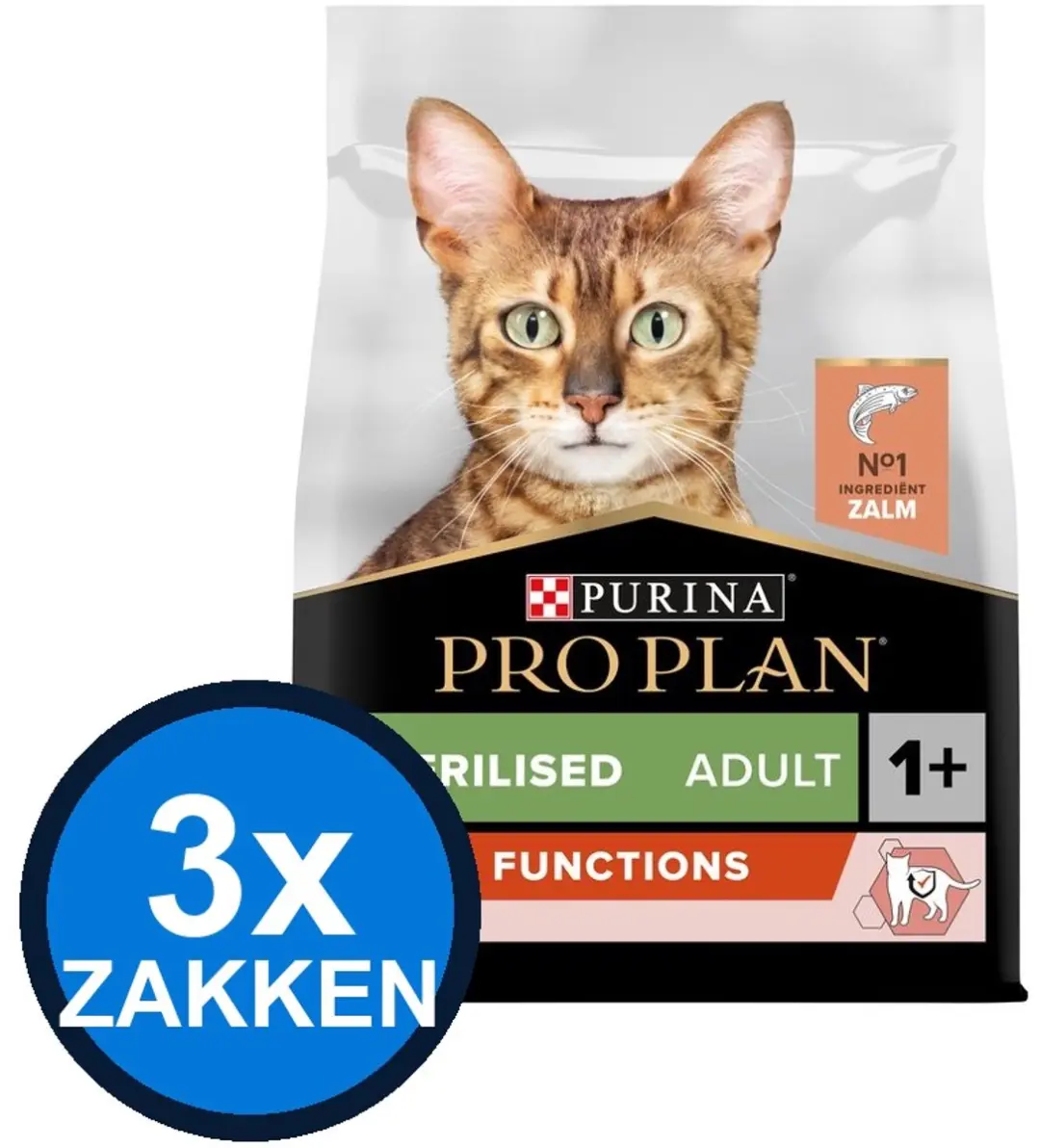 Pro Plan Adult Sterilised Zalm Kattenvoer Droogvoer