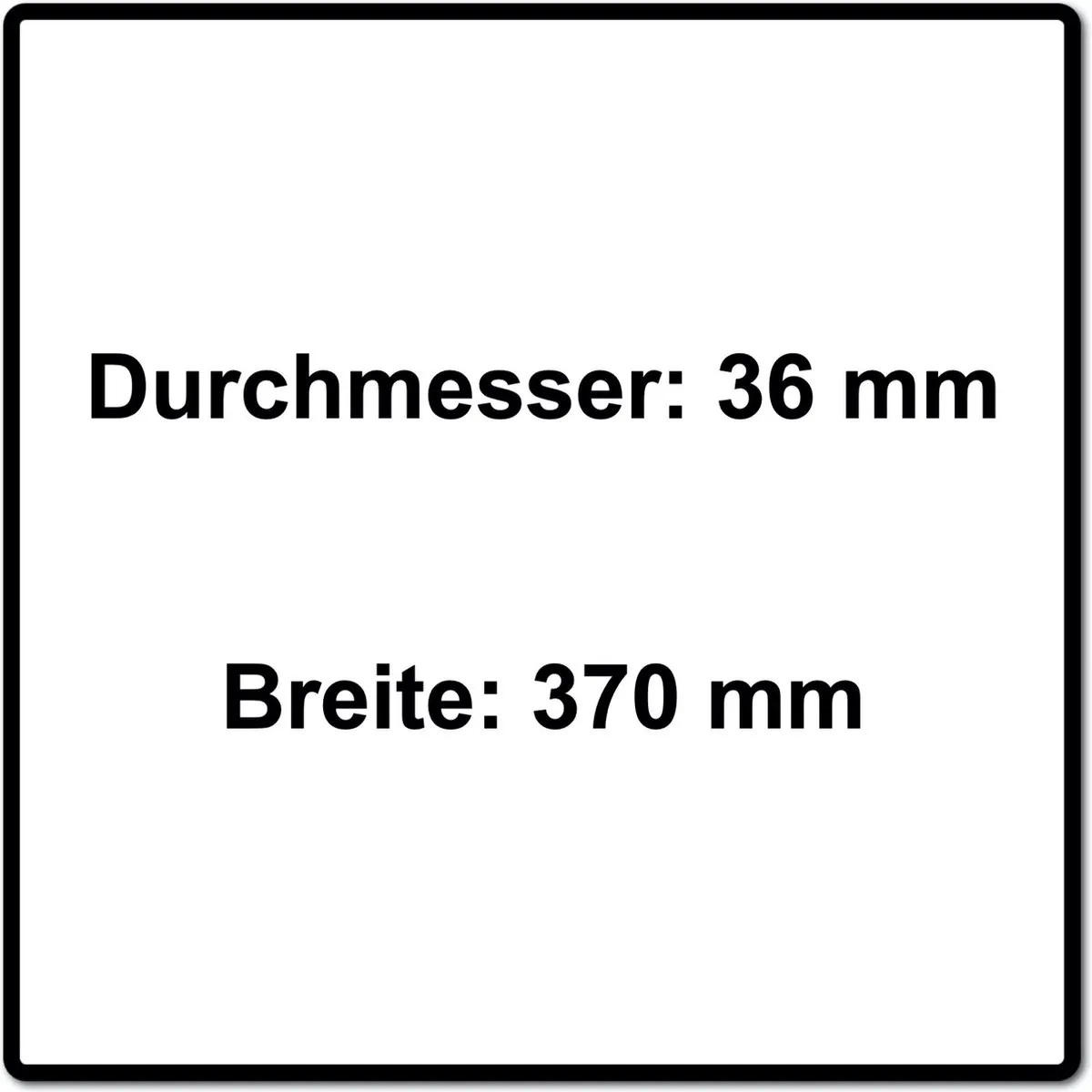 Festool D 36 BD 370 Vloerzuigmond 370mm - Zilver/Zwart