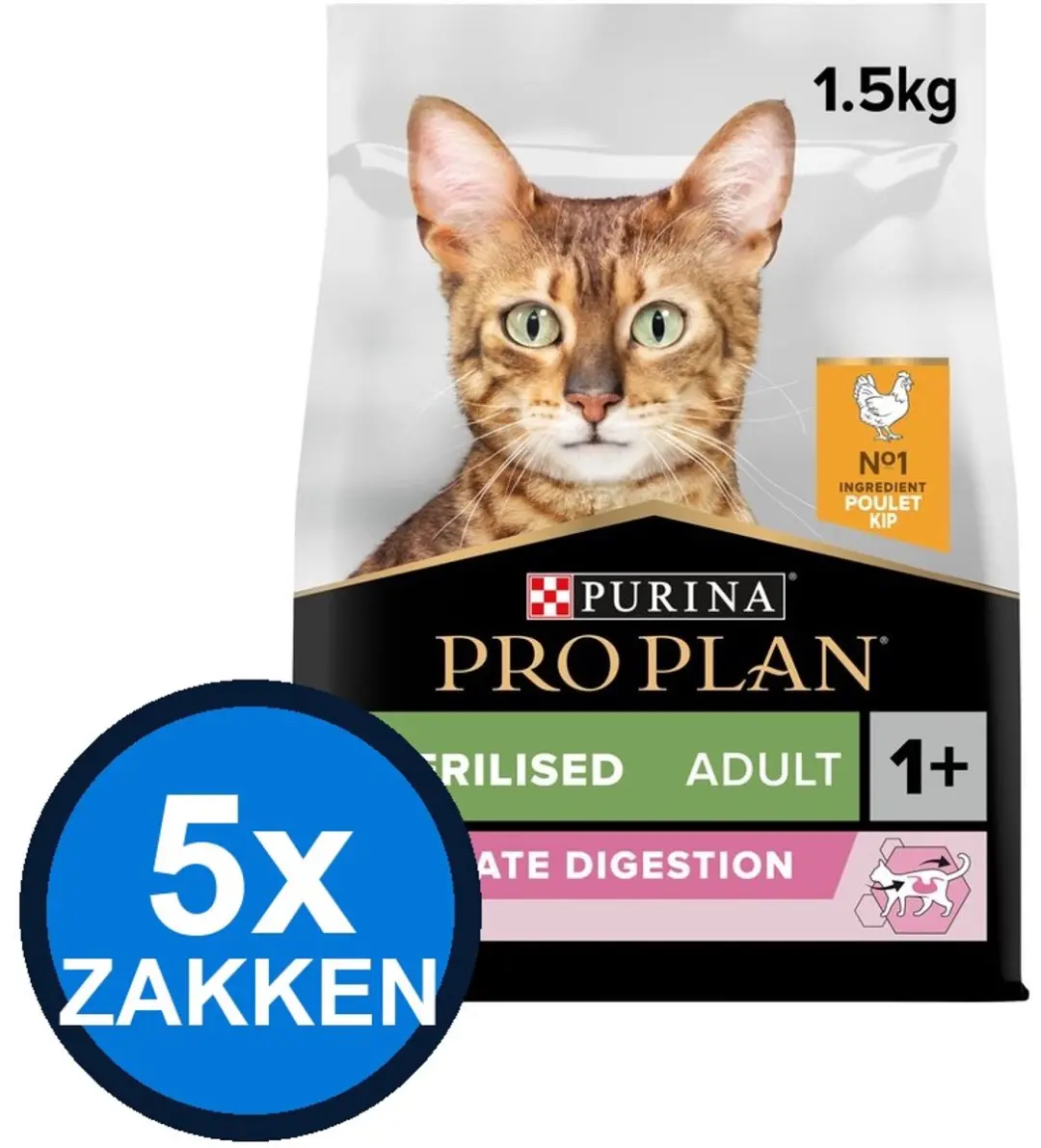 Pro Plan Adult Sterilised Delicate Digestion Kattenvoer Droogvoer 1.5kg