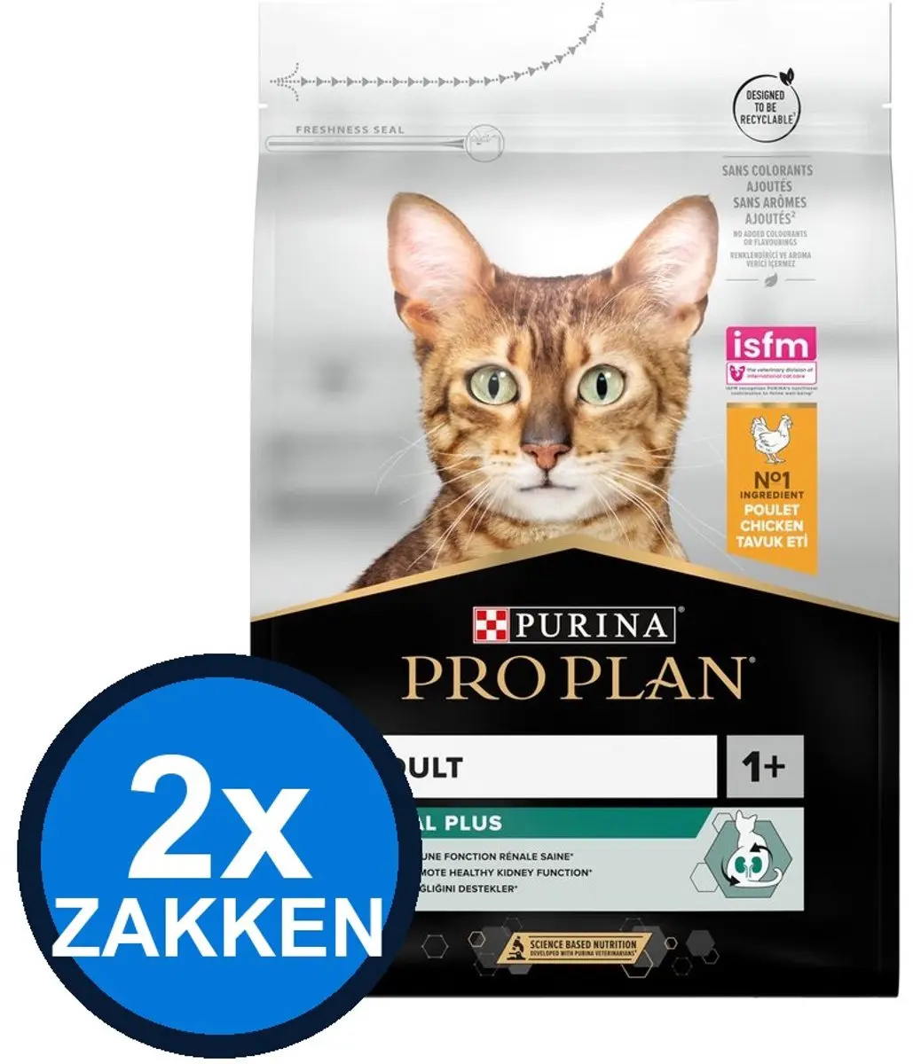 Pro Plan Adult Renal Plus Kip Kattenvoer Droogvoer 6kg