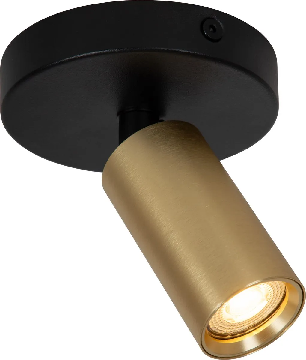 Lucide Ritmo Plafondspot Ø10cm Mat Goud