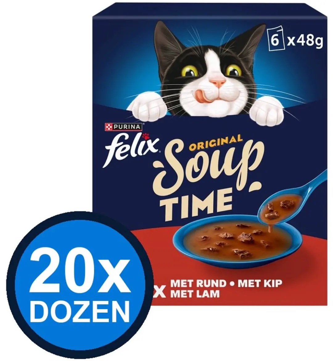 Felix Soup Countryside Selectie Natvoer Kattenvoer