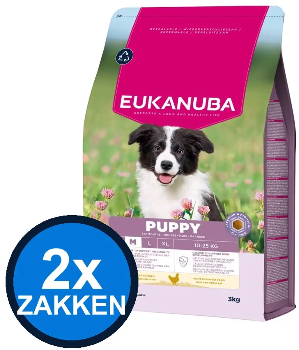 Eukanuba Life Care Puppy Medium Kip