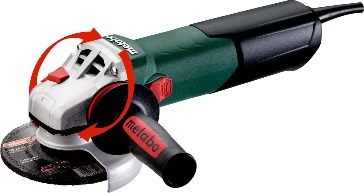 Metabo WEV 17-125 Quick 125mm Haakse Slijper 1700W