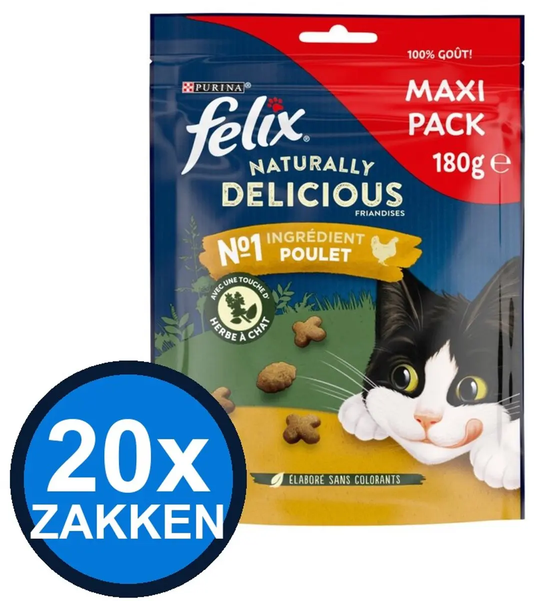 Felix Naturally Delicious Snack Kip Maxipack