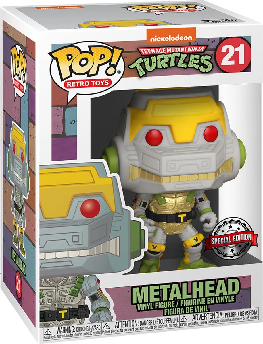 Funko Pop! TMNT Metalhead 52245 - Bonte kleuren