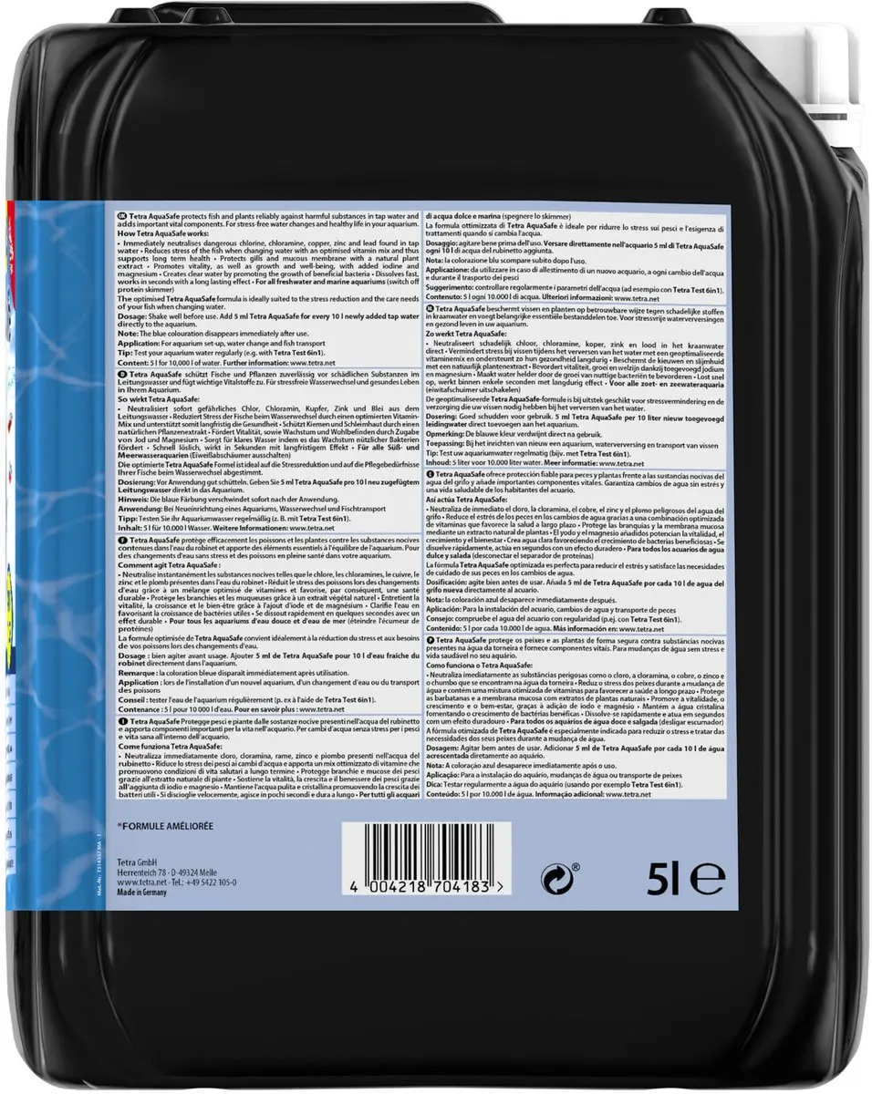 Tetra Aquasafe Waterverbeteraar 5L
