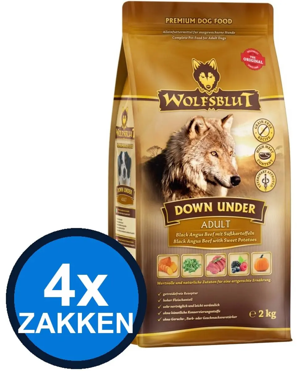 Wolfsblut Adult Down Under Hondenvoer Droogvoer 2kg