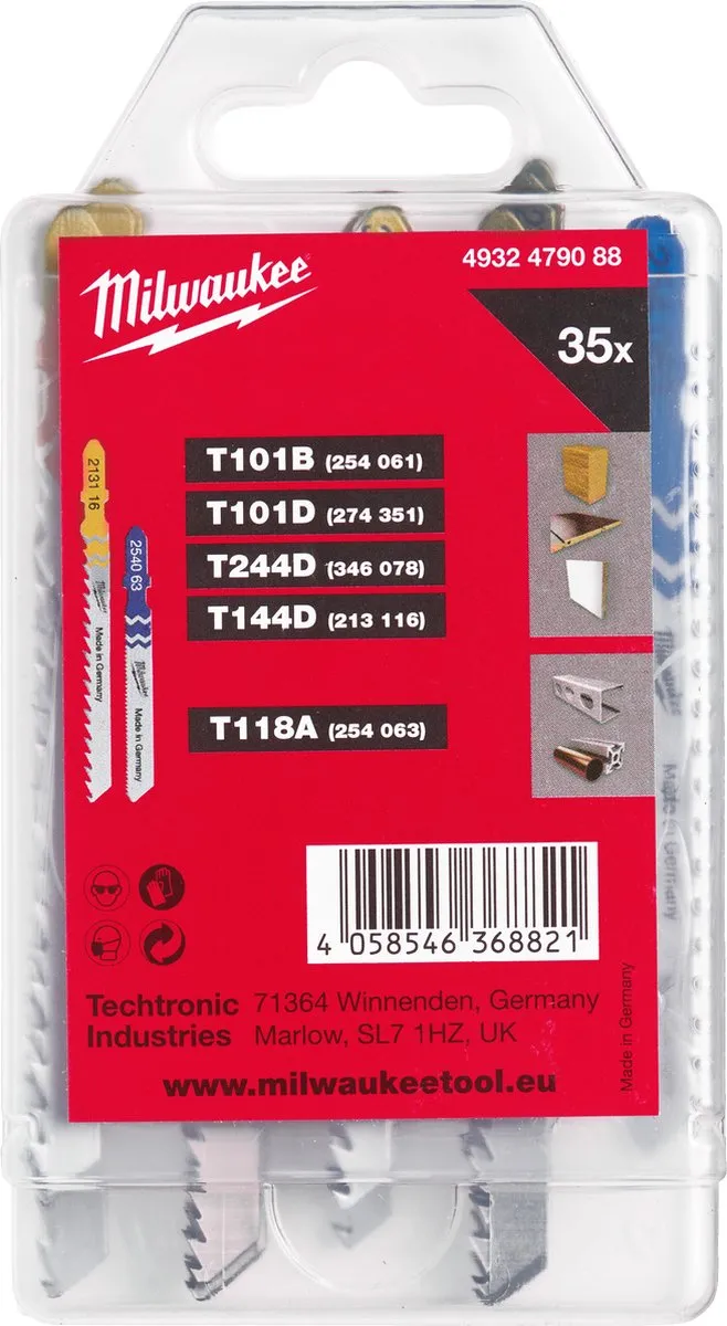 Milwaukee 4932479088 Decoupeerzaagbladen